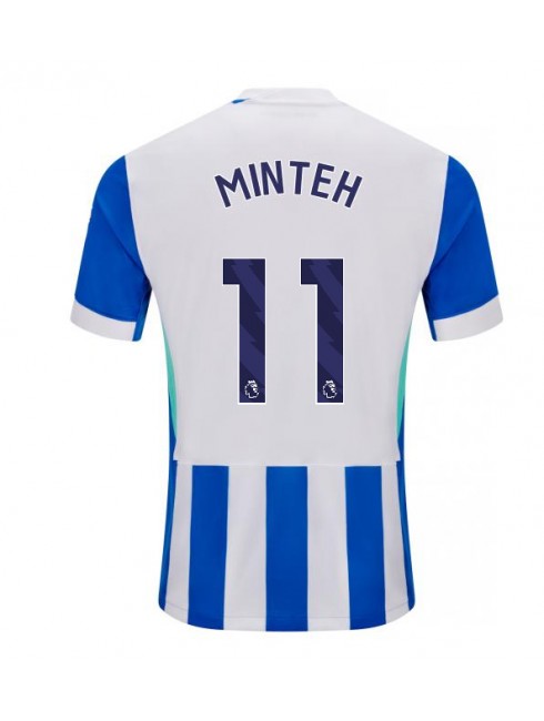 Brighton Yankuba Minteh #11 Replika Hemmakläder 2025-26 Kortärmad Brighton Yankuba Minteh #11 Replika Hemmakläder 2025-26 Kortärmad